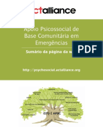 Apoio Psicossocial de Base Comunitária em Emergencias