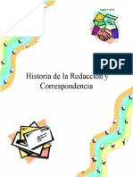 Historia de La Redacción y Correspondencia