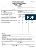 CBP Form 434 Milano
