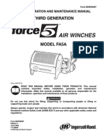 FA5A Winch Part List Manual