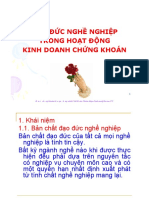 Đạo Đức Nghề Nghiệp Trong Kinh Doanh Chứng Khoán