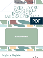 El COVID 19 y Su Impacto en La Economía Laboral Peruana