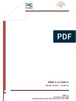 Física Clásica: Prueba Escrita - 3 Parcial