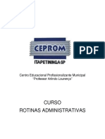 Rotinas Administrativas