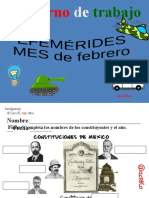 Cuadernillo Temático Efemérides de Febrero Parte 1