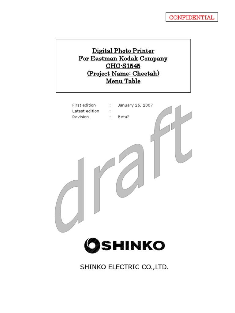 Digital Photo Printer Menu Guide | PDF | Printer (Computing) | Media ...
