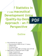 Role of Statistics in Pharmaceutical Development