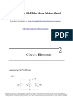 Electric Circuits 10th Edition Nilsson Solutions Manual