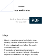 Maps and Scales: By-Eng. Gayan Wanasinghe, 01 May 2020