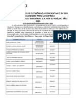 Eleccion y Conclusion Del Supervisor de Seguridad