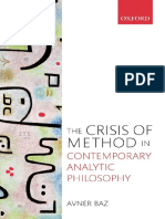 Avner Baz - The Crisis of Method in Contemporary Analytic Philosophy-Oxford University Press (2018)