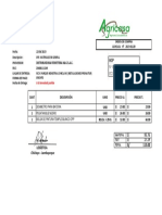Oc 2023-01129 - Distribuidora Ferretera NG Sac - Materilaes, Densimetro, Pegatanque, Pintura - Upc - Agricasa