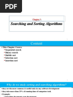 Chapter - 3 - Searching and Sorting Algorithms