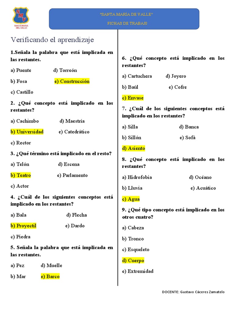 2do Trim Prac 6 Raz Verb 5to Sec PDF