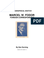 Marcel W. Fodor, Foreign Correspondent