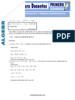 Suma de Coeficientes y Termino Independiente para Primero de Secundaria