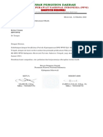 Surat Konsultasi Pelaksanaan Musda PPNI Kab Morowali