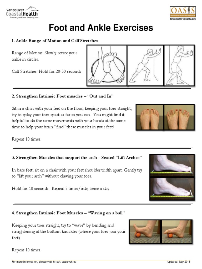 OASIS Foot Exercises PDF
