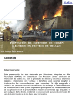 Prevención de Incendios de Origen Eléctrico en Centros de Trabajo