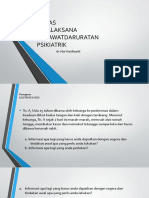 Dr. Nur Hardiyanti, Tugas Tatalaksana Kegawatdaruratan Psikiatrik