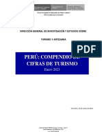 Perú Compendio de Cifras de Turismo - Enero 2023