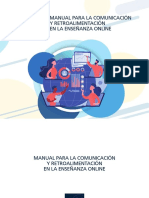 Manual para La Comunicación y Retroalimentación en La Enseñanza Online