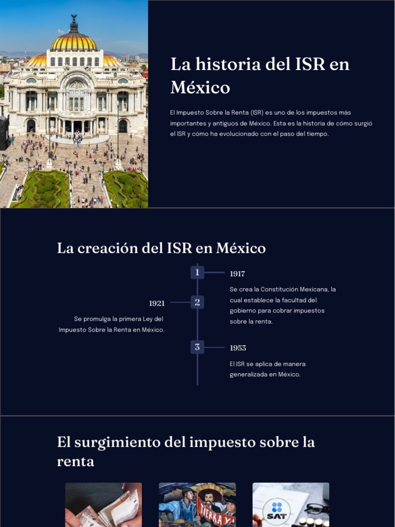 Historia del ISR en México | PDF | Impuesto sobre la renta | Impuestos