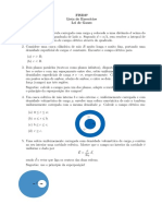 Lista de Exercícios - Lei de Gauss