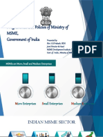 Programmes and Policies of Ministry of Msme, Government of India