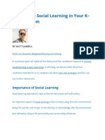 Social Learning Theory How To Use
