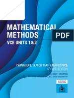 Dokumen - Pub Cambridge Senior Mathematics Mathematical Methods Vce Units 1 Amp 2 2nbsped 9781009110457 1009110454