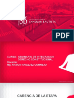 CLASE V Carencia de La Etapa Probatoria. Plazos. Exigencias. Determina Las Reglas para Aportar Pruebas para El Proceso Constitucional - 2023-I