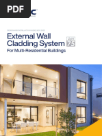 Walsc External Wall Cladding System 75 Light - Boundary Wall Design and Installation Guide - V.202211