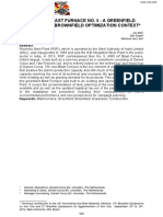 Sail RSP Blast Furnace No. 5 - A Greenfield Project in A Brownfield Optimization Context