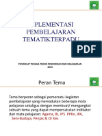 Implementasi Tematik Terpadu