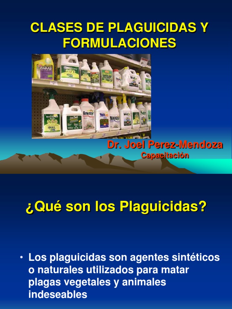1.- Clases de insecticidas | PDF | Pesticida | Insecticida