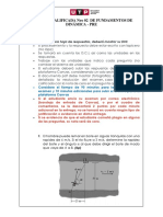 Práctica Calificada Nro 02 de Fundamentos de Dinámica Pre-2023-1 - 658114841