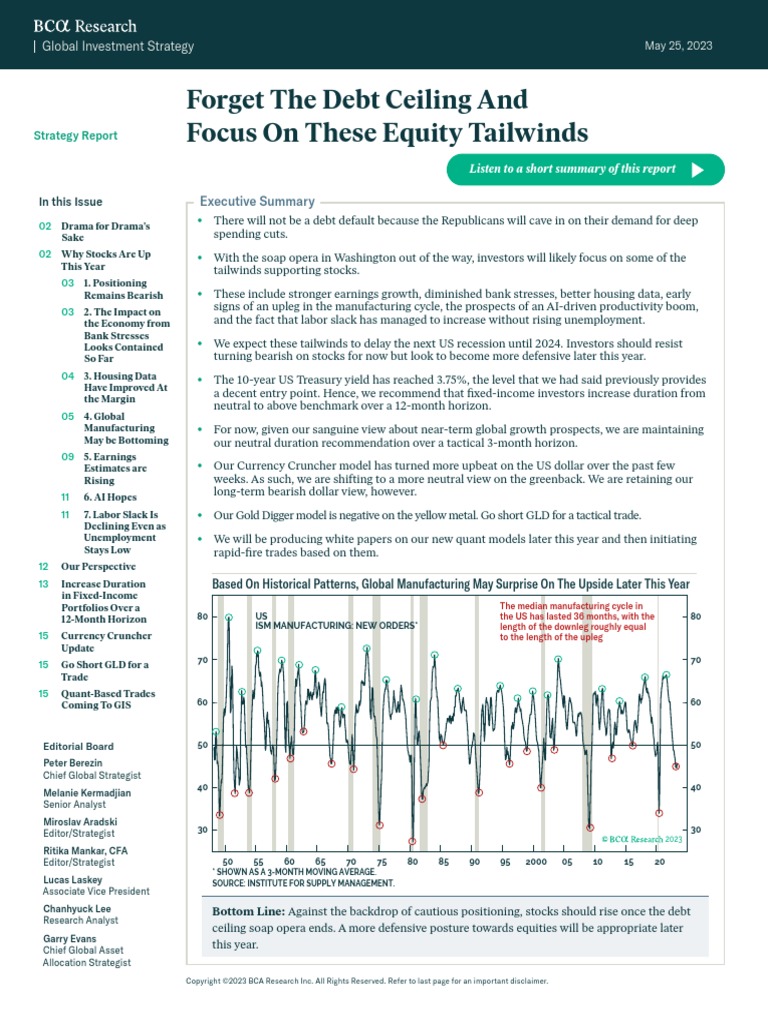 Bca - Gis WR 2023 05 25 | PDF | Recession | Real Estate Economics
