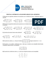 Práctica de Sistemas de Ecuaciones