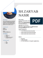 CV Zaryab Nasir