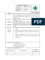 SOP Identifikasi Pasien