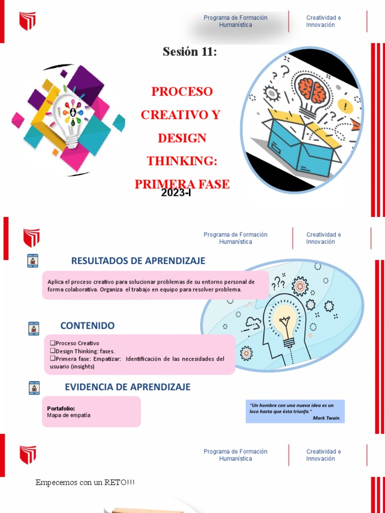 Fase de Empatizar en Design Thinking | PDF | El pensamiento de diseño ...