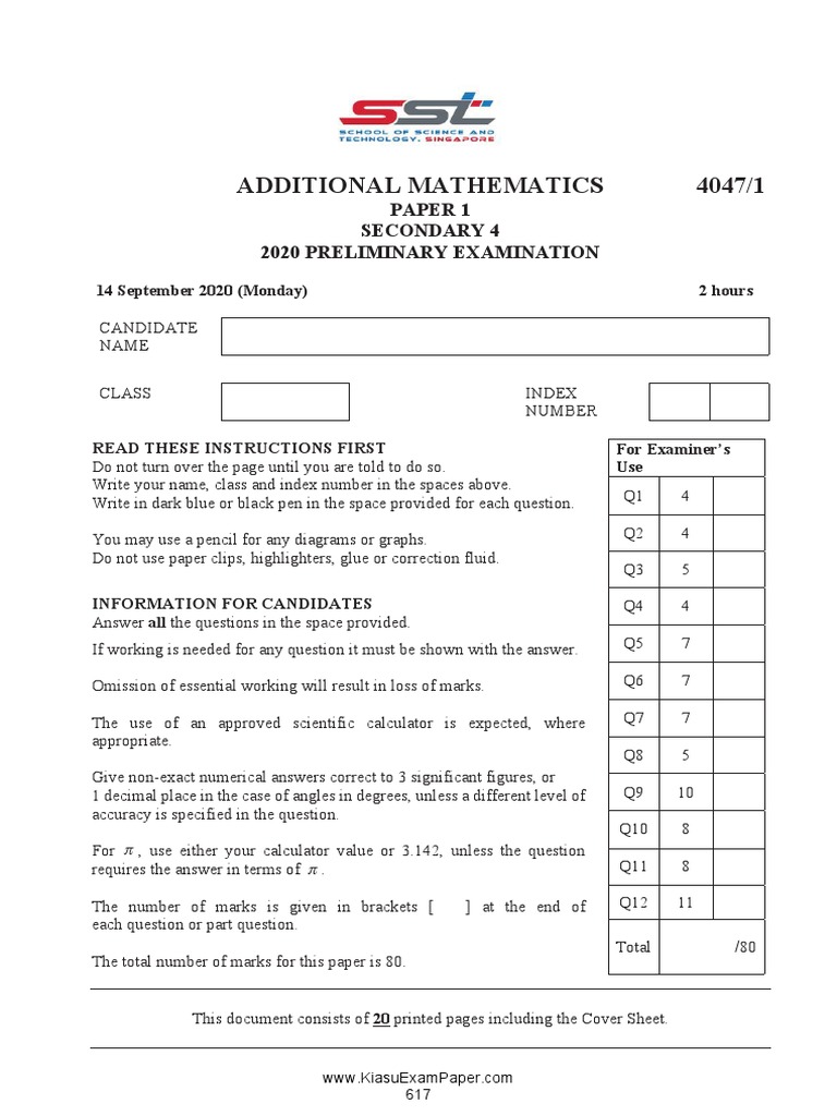SST QPMS | PDF | Equations | Mathematics