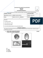 Cuestionario Examen Quimestral 2Q - 4to EGB - SCIENCE