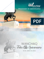 Programa 68 Aniversario de Wanchaq 2023 Junio