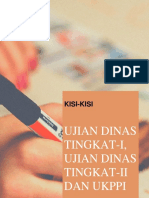 KISI KISI UJIAN DINAS Dan UKPPI