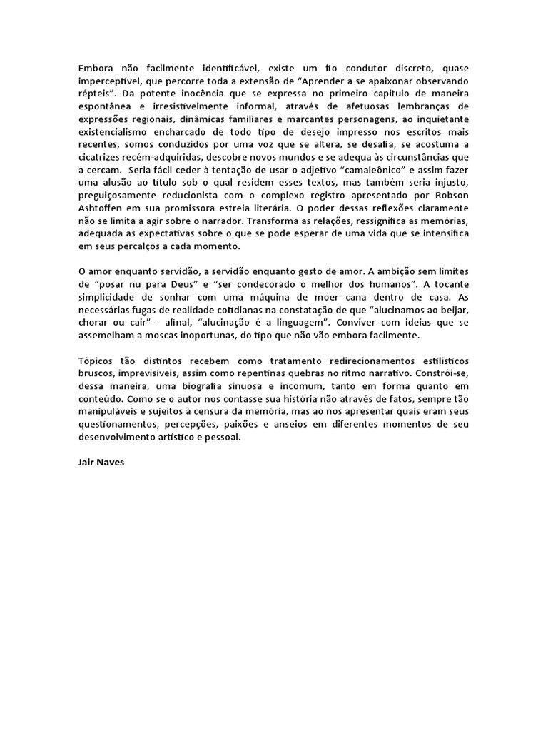 Reflexões sobre o Amor e a Vida | PDF | Poesia