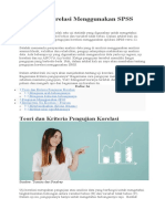 Cara Uji Korelasi Menggunakan SPSS