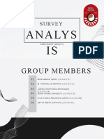 Survey Analysis by Group 5