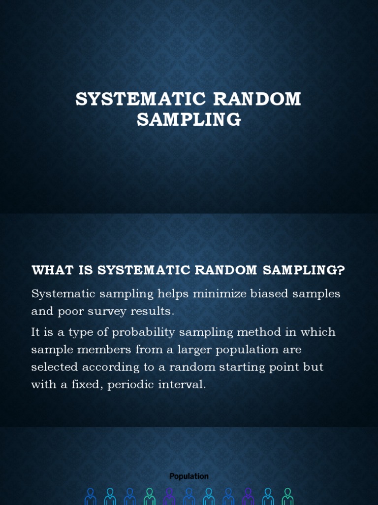 Systematic Random Sampling | PDF